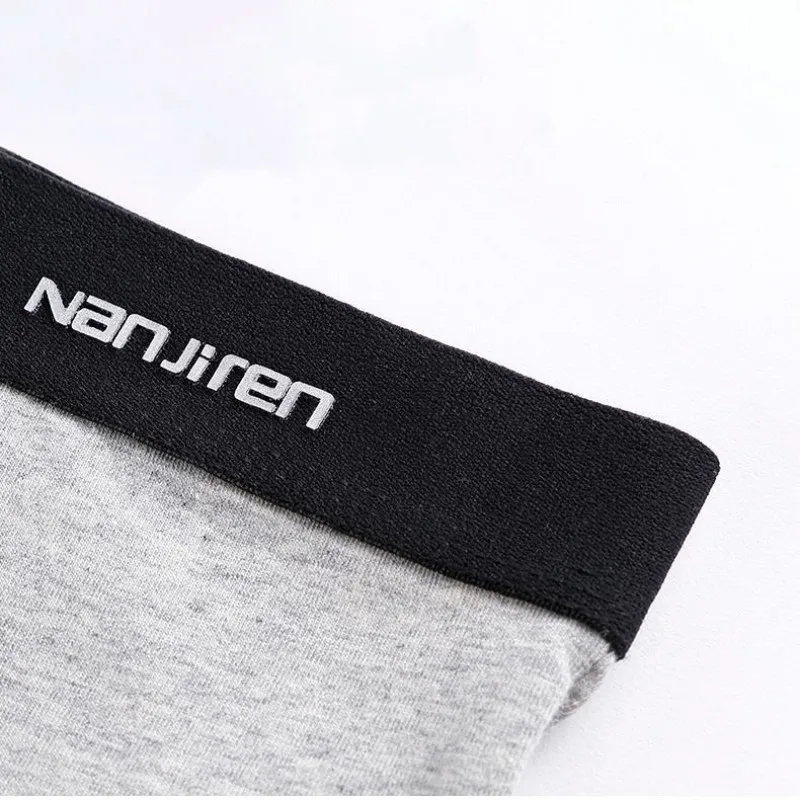 Male Fashionable Panties Casual Mens Underwear Boxers Breathable Man Solid Color Underpants Comfortable High Quality Men Shorts