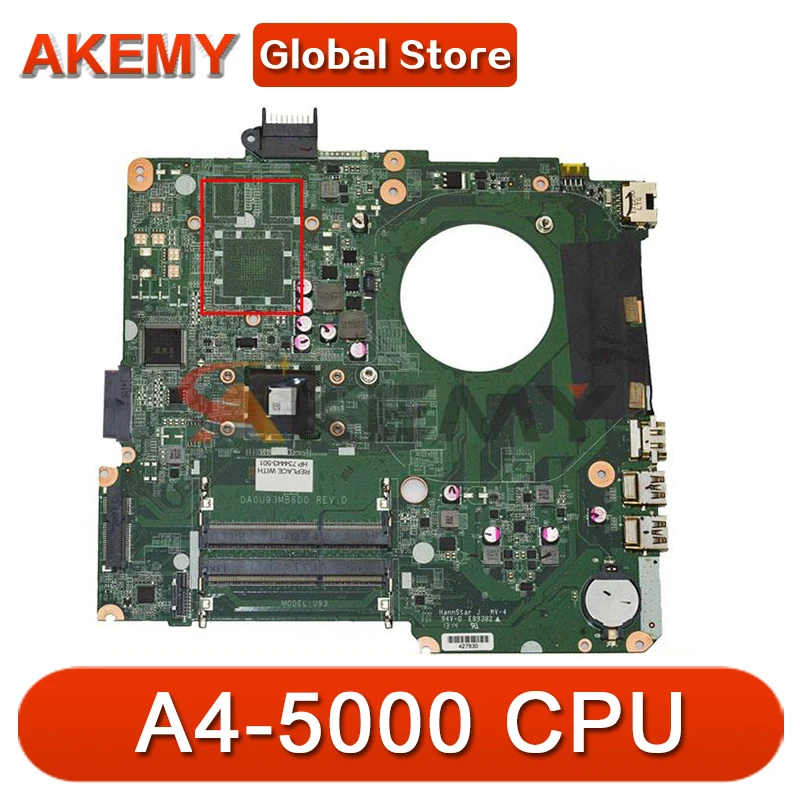 

For HP PAVILION 14Z-N 14-N laptop motherboard A4-5000 DA0U93MB6D0 100% fully Tested