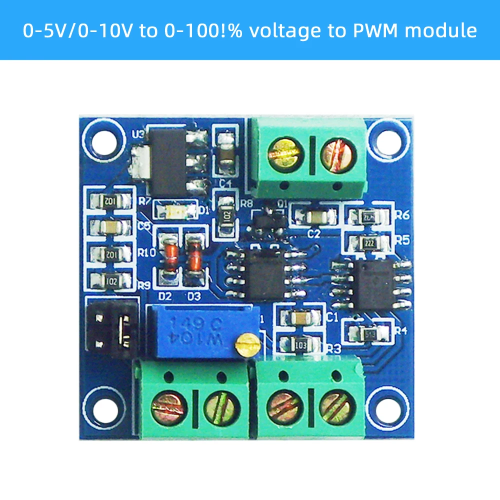 PWM В модуль преобразователя Напряжения 0%-100% до 0-10V для PLC MCU цифрового сигнала в