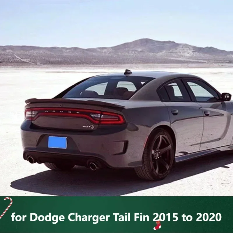 Новый! Спойлер для Dodge Charger Tail Fin 2015-2020 черный тип D аксессуары заднего крыла