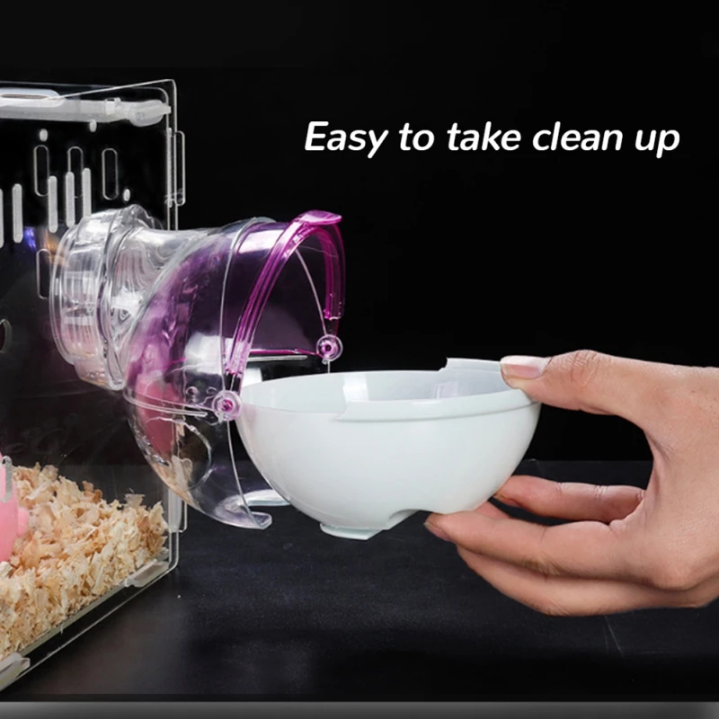 Контейнер для туалета домашних питомцев мышка хомяка |