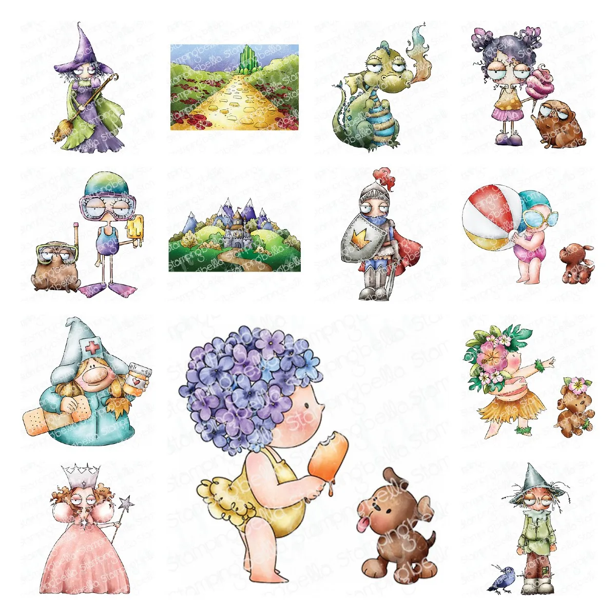 

New Cutting Dies for 2023 Gnome Hula Dance Princess Sentiment Clear Stamps Die Cuts Craft Greeting Card Scrapbooking Decoration