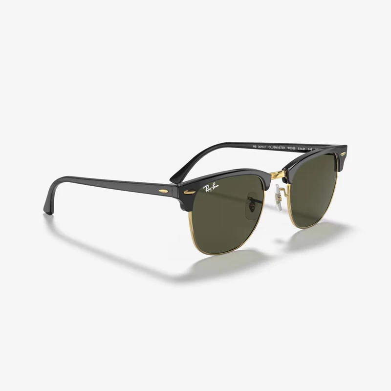 Фото Оригинальные солнцезащитные очки Rayban Classic Clubmaster 3016 со стеклянными линзами в коробке №2