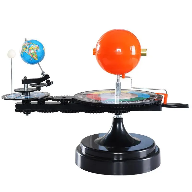 

Three Ball Instrument Sun Earth Moon Teaching Aids Moon Phase Box Eight Planets Simulation Day And Night Manual Teaching Instrum