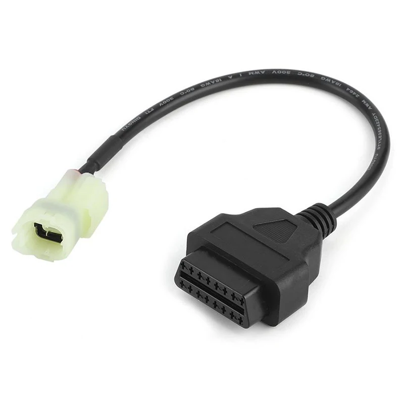 

OBD2 to 4 Pin Diagnostic Adapter Cable Motorcycle Fault Detection Parts Fit for Honda Motorbikes New