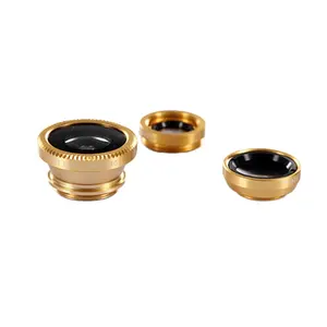 durable universal 3 in 1 mobile phone lenses fish eye smartphone wide angle macro camera celular lens kit free global shipping