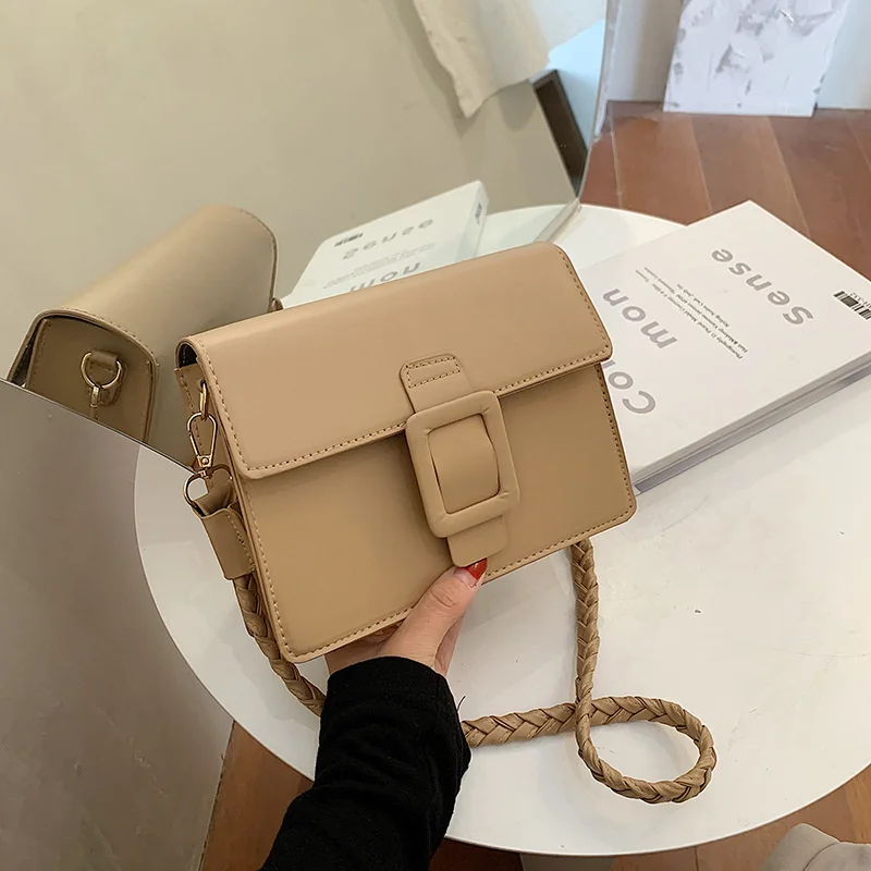 

Women's bags 2021 popular new trendy fashion Western style single shoulder messenger underarm small square bag