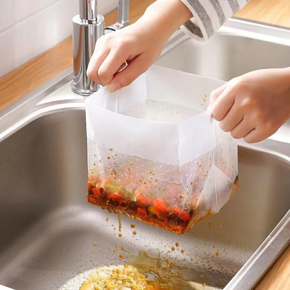 Самоопорные сливные мешки для мусора в раковину 30p одноразовые отходов