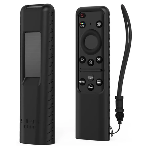 Силиконовый чехол для Samsung SolarCell 2023, TM2360E BN59-01432A TM2361E BN59-01439A Smart TV Remote Anit-Lost со шнурком