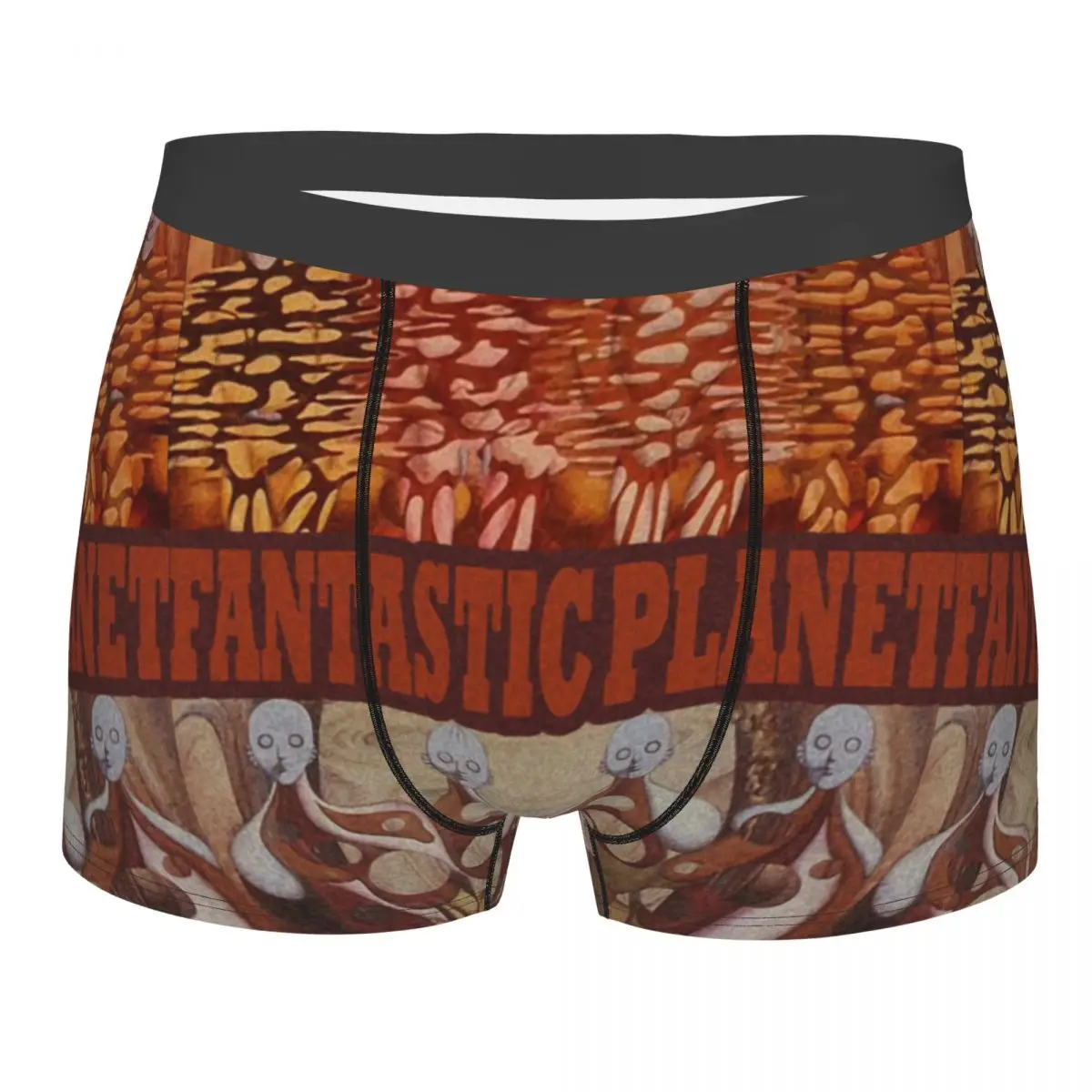 

Men's The Fantastic Planet Underwear La Planete Sauvage Sexy Boxer Briefs Shorts Panties Male Breathable Underpants S-XXL