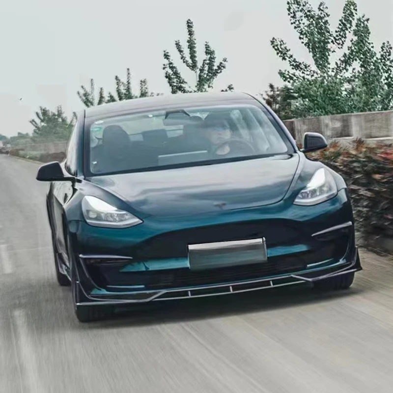 Фото Оптовые автомобильные бамперы и обвесы для Model 3 2017-2022: Обновление до стиля Vorstein. №3