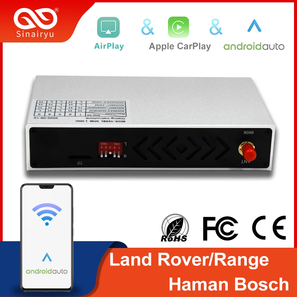 

Новый модуль Carplay для Land Rover/Range Rover/Evoque/Discovery 4 Jaguar/XE/XF Android Auto игровой адаптер Box Stereo System