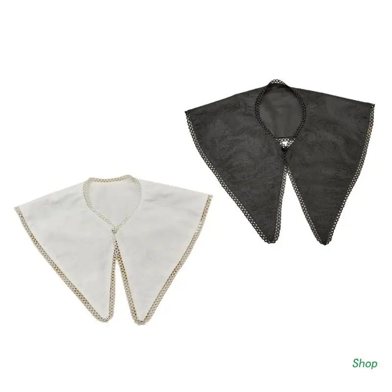 

L5YC False Collar Detachable Collar Dickey Collar Sweater Detachable Shirt Collar