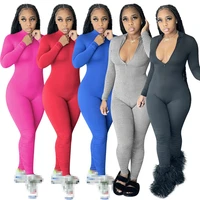 jumpsuit women jumpsuits fall clothes for women club outfits birthday outfits long sleeve overalls one piece outfit romper