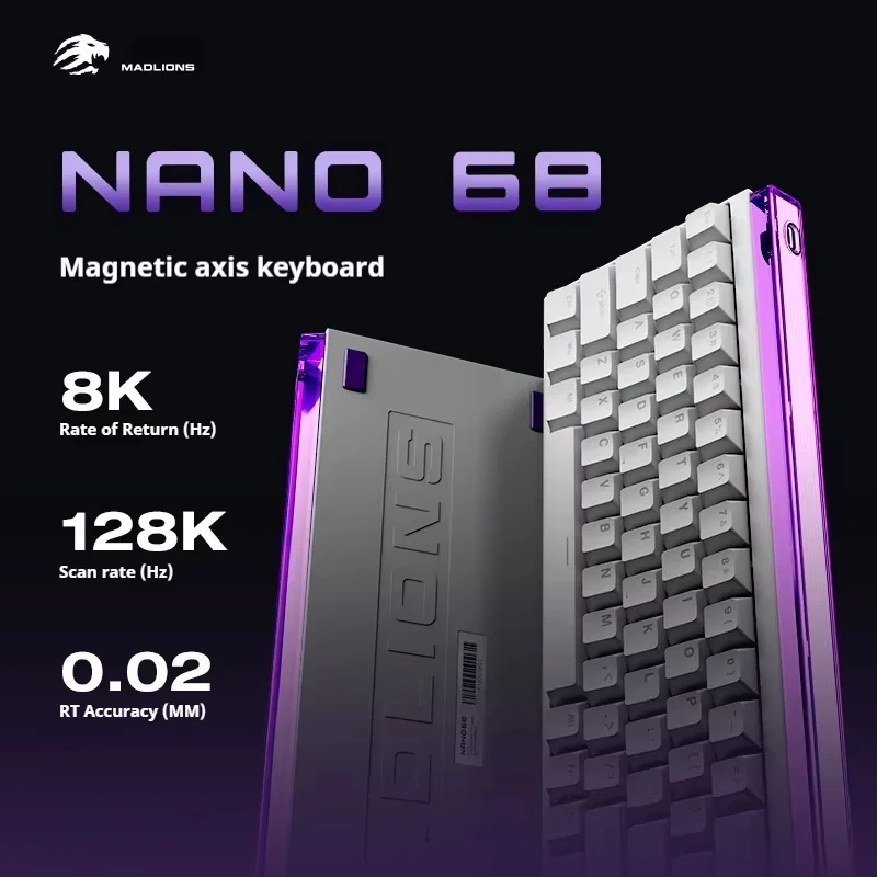 Проводная игровая клавиатура Madlions Nano68 Pro 68 клавиш