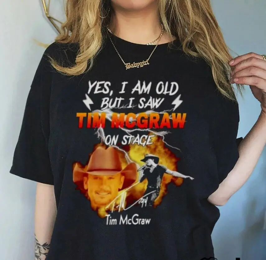 Да я старый но видел Тима макгреу на сценической рубашке футболка с музыкой Тим