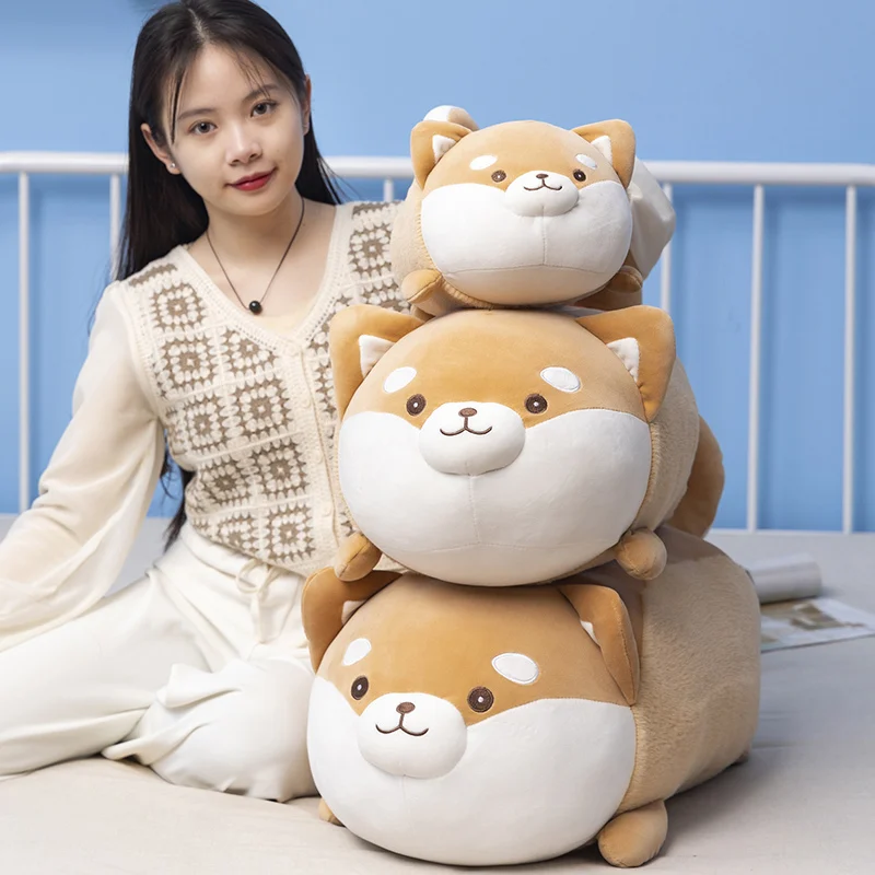 Симпатичная креативная плюшевая игрушка хот-дог Сиба-ину 40/60/70 см набивная