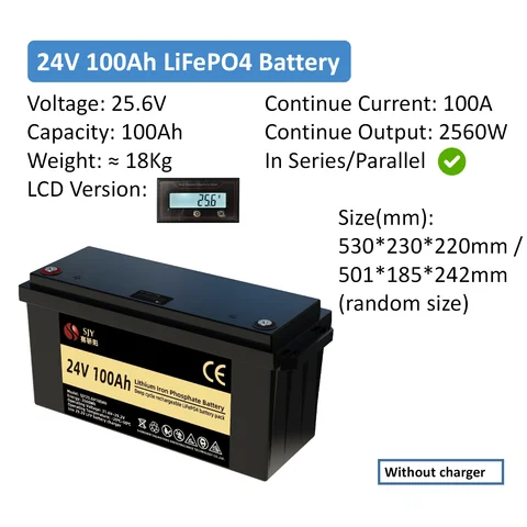 SJY LiFePO4 Battery Pack 100Ah/200Ah
