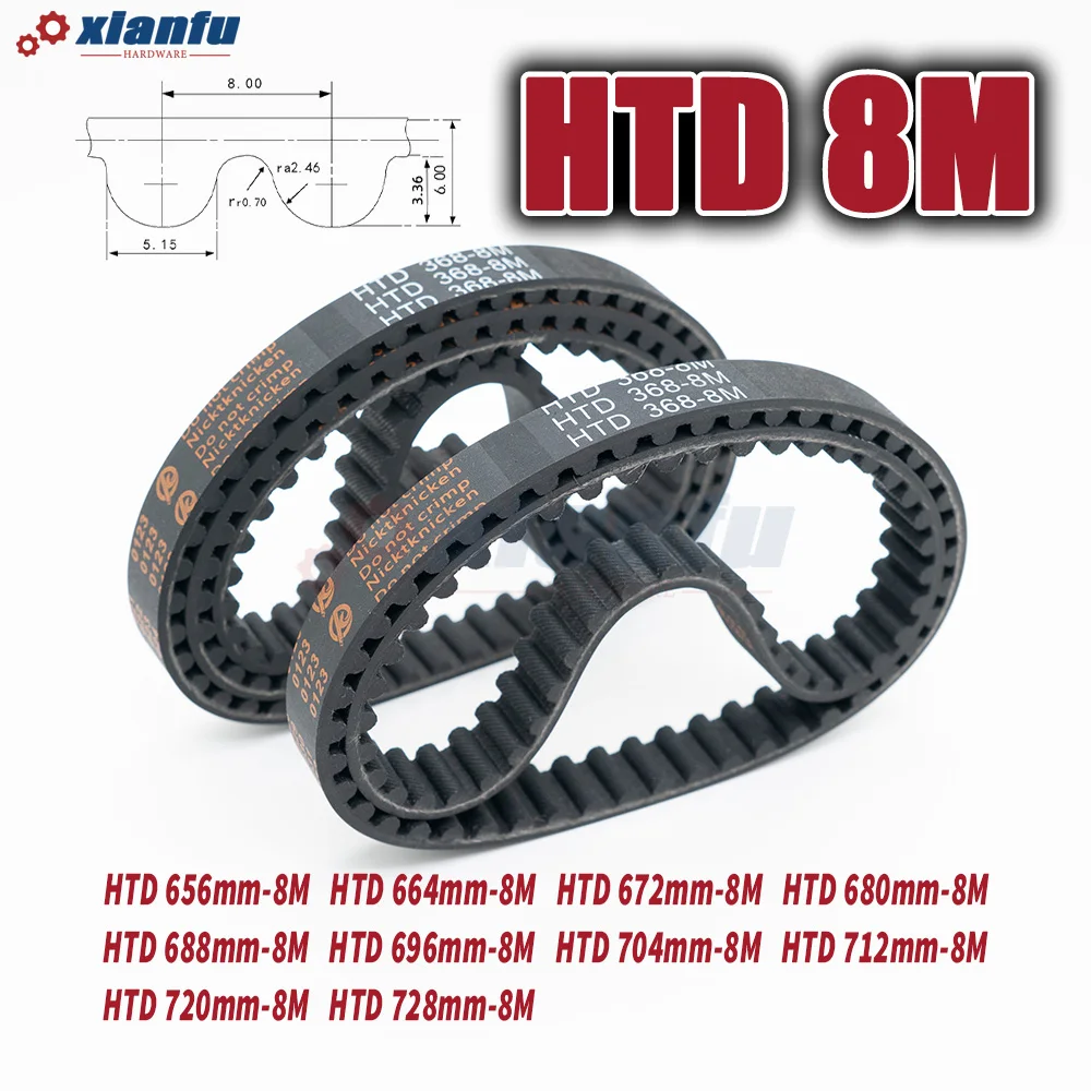 Резиновый ремень ГРМ HTD 8M