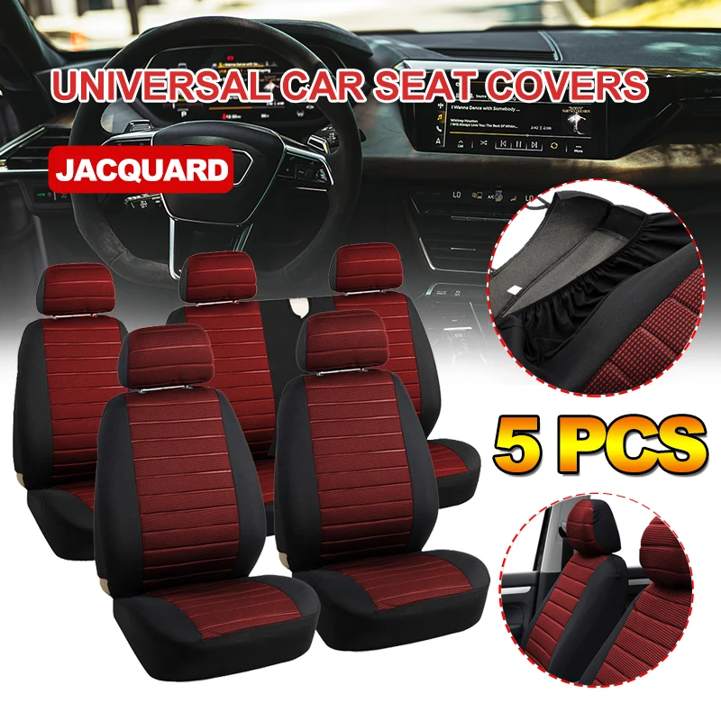 

Универсальные чехлы на сиденья фургона подходят для двух рядов сидений (двойные передние и задние 2 + 1 сидения) для Fiat Toro, для Jeep Compass, для газе...