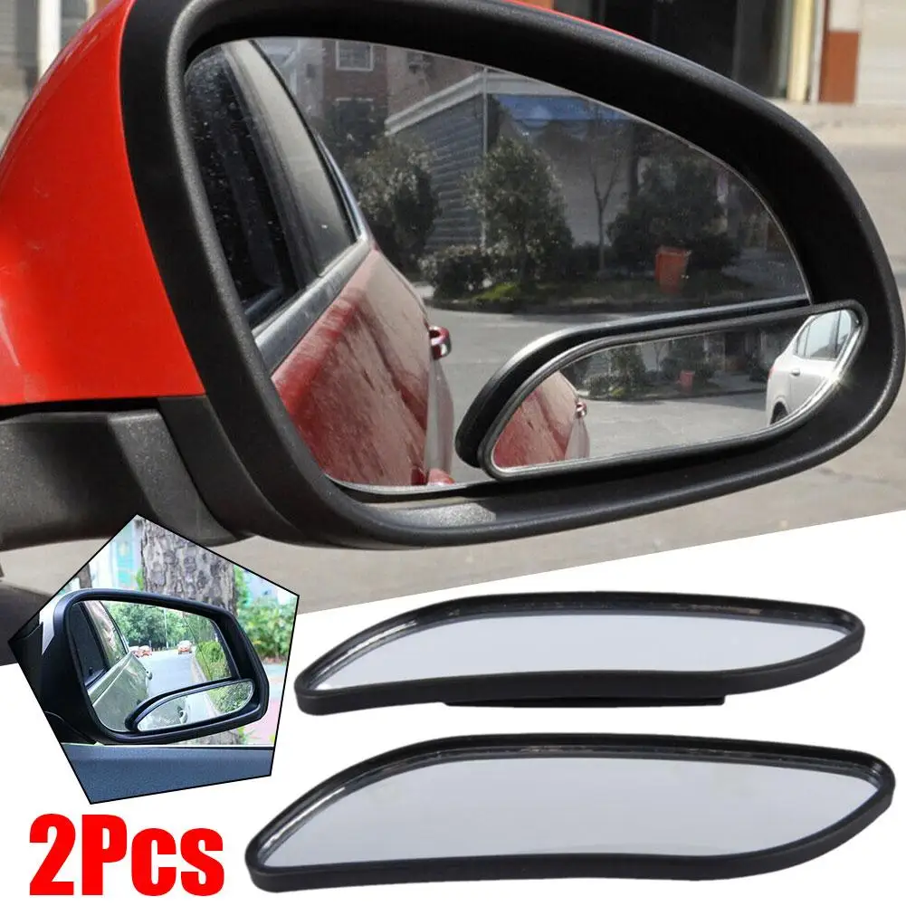 

1 Pair Automobile Wide Angle Adjustable Rearview Mirror Adjustable Convex Rear View Mirror Car Mirror For All Universal Veh J2F0