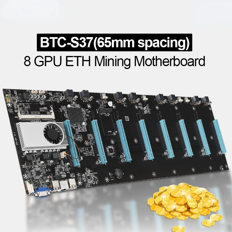 

Стандартная материнская плата 8 GPU для майнинга криптовалюты