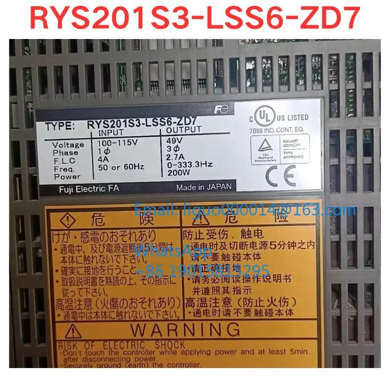 Б/у RYS201S3-LSS6-ZD7 Сервопривод проверка функции в порядке
