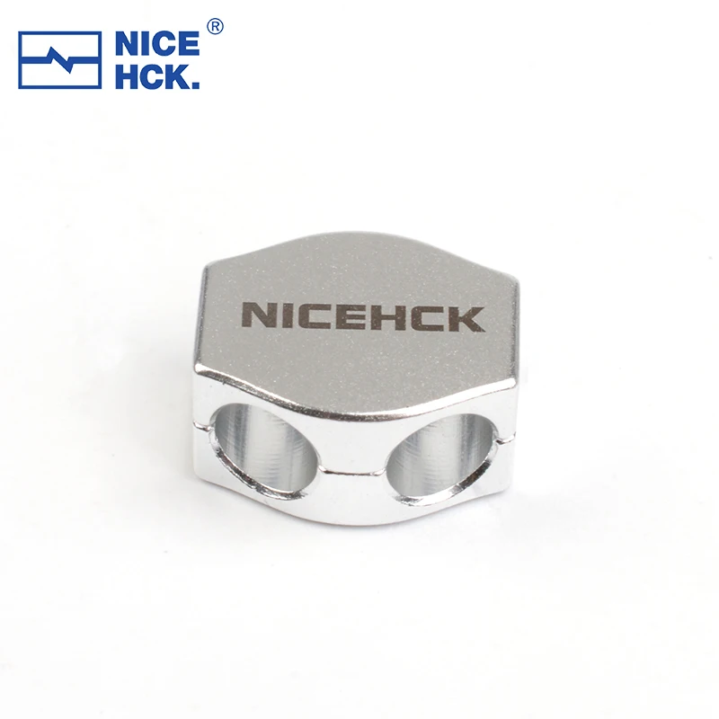 

NiceHCK Earphone Cable Slider Alloy Detachable Design Shock Absorbing and Reduce Stethoscope Effect Acoustic HIFI DIY Accessory