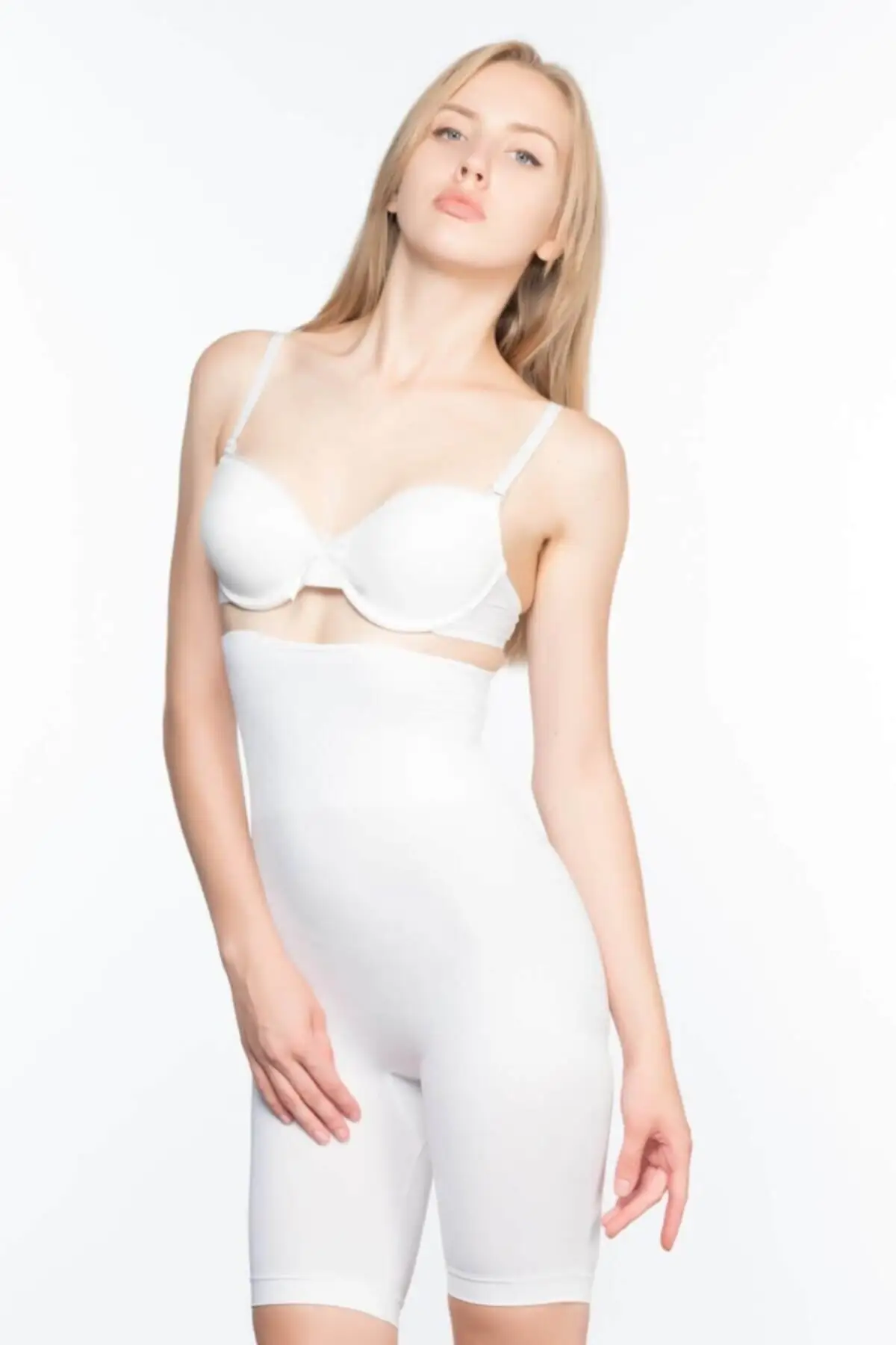 Узорчатый Женский корсет с высокой талией и длинным полом 2074 MI16SKR00019|Бюстье