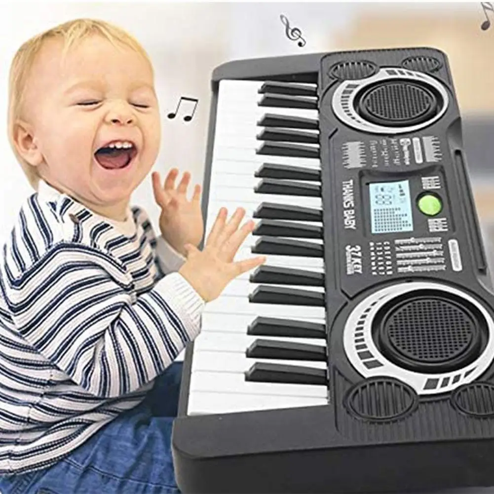 

61 Keys Electronic Organ USB Digital Keyboard Piano Musical Instrument Kids Toy With Microphone Electric Piano For Children U4X3