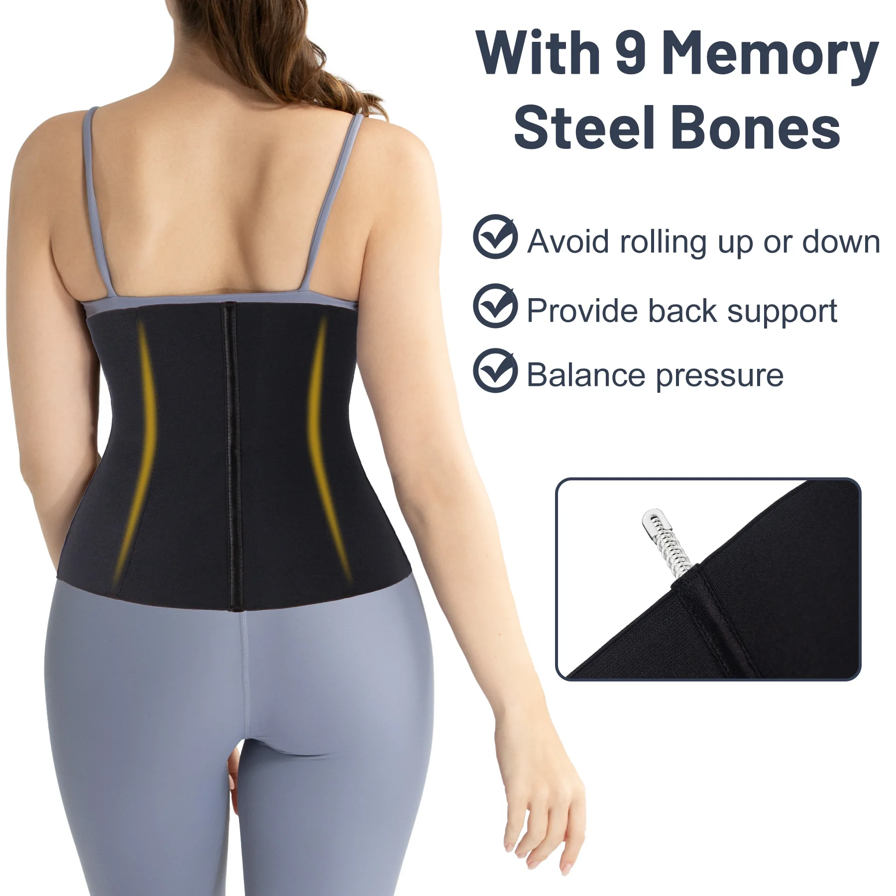 Atbuty Bandage Wrap Strap Latex Waist Trainer Steel Bone Belly Slimming Girdle Women Modeling Belt Postpartum Corset Body Shaper