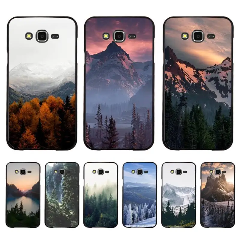 

Mountain Forest Phone Case for Samsung J 2 3 4 5 6 7 8 prime plus 2018 2017 2016 core