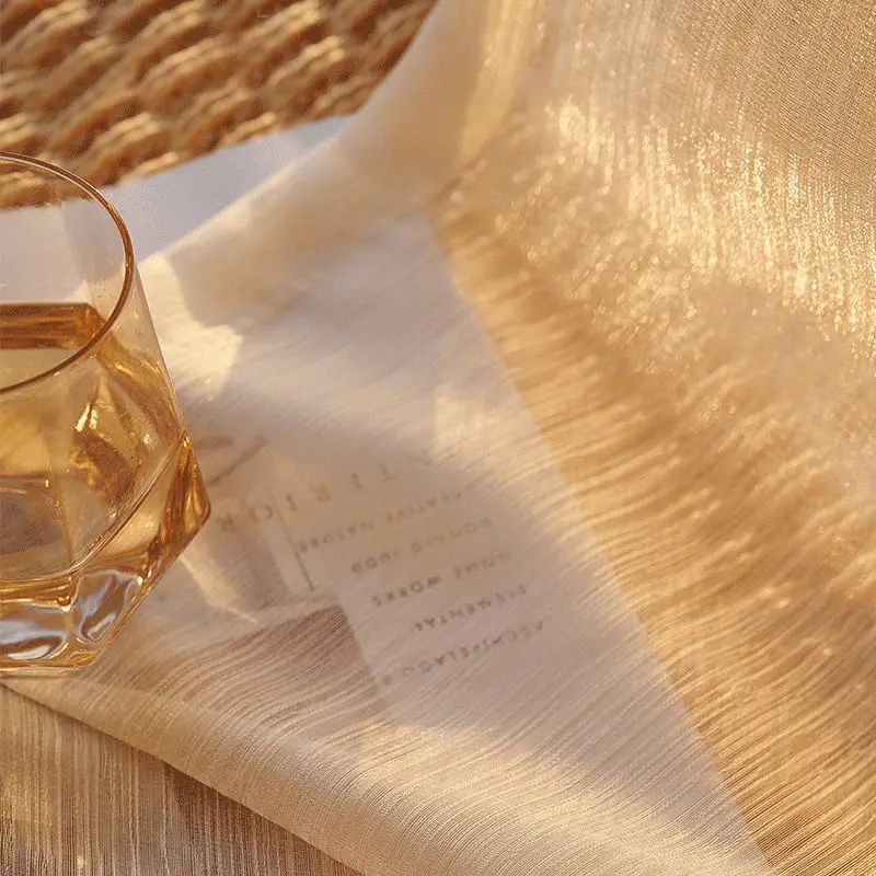 

Шифоновые шторы MAKEHOME просвечивающиеся 1-40%