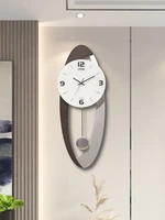 large wall clock modern design living room luxury art creative silent nordic wall clock aesthetic horloge murale home decoration
