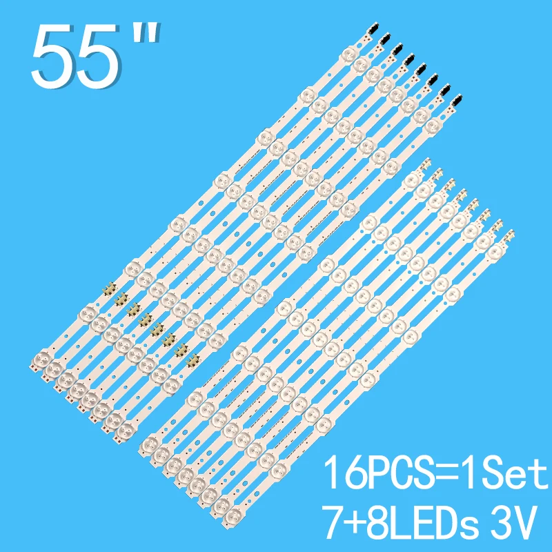 Светодиодная лента для подсветки для Samsung 55 дюймов, лампа для Samsung UE55HU7200U UE55HU7100S UE55HU7205U UN55HU7200