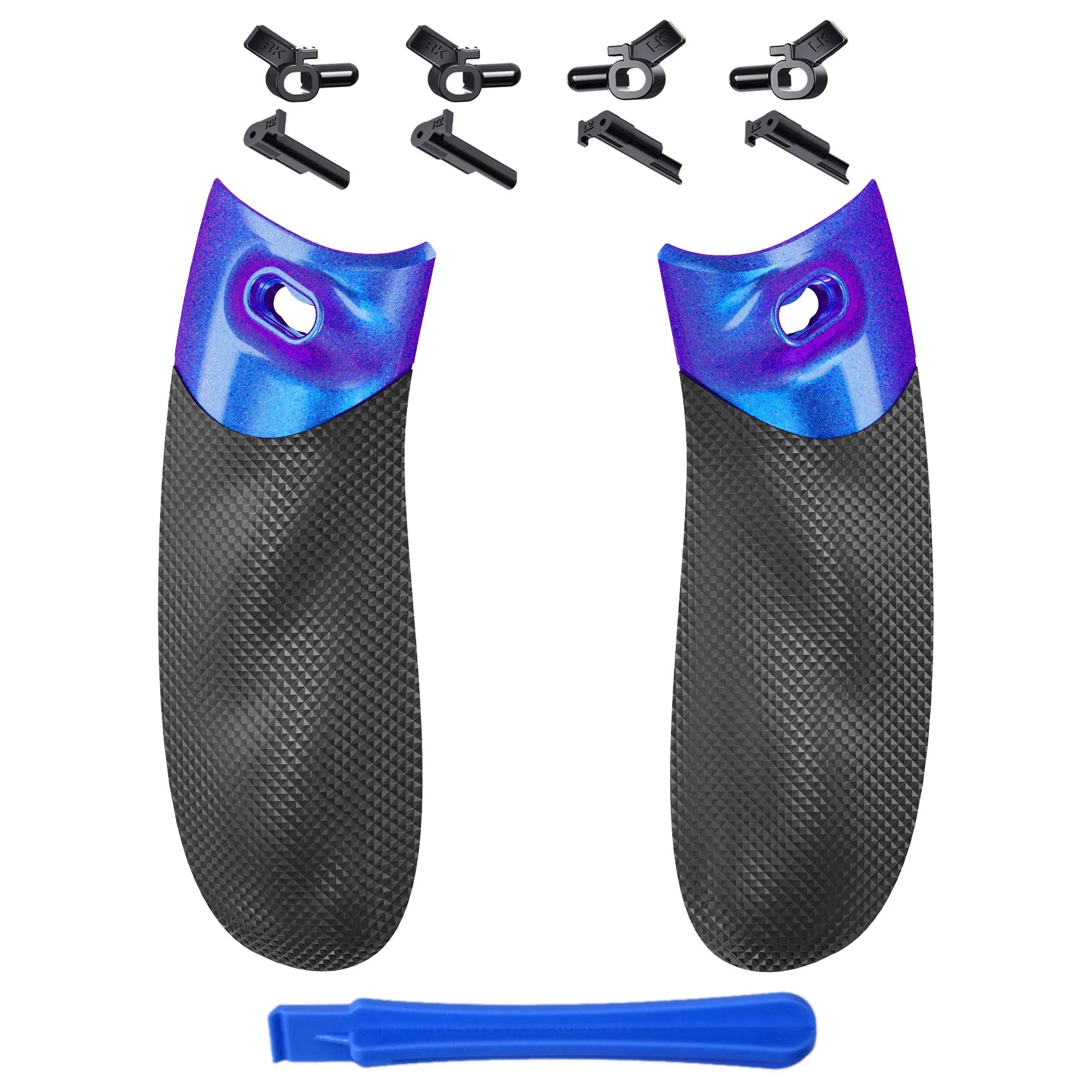 eXtremeRate FLEXOR Rubberized Side Rails Grips Trigger Stop Kit Stopper Handle for Xbox Series X / S Controller | Электроника