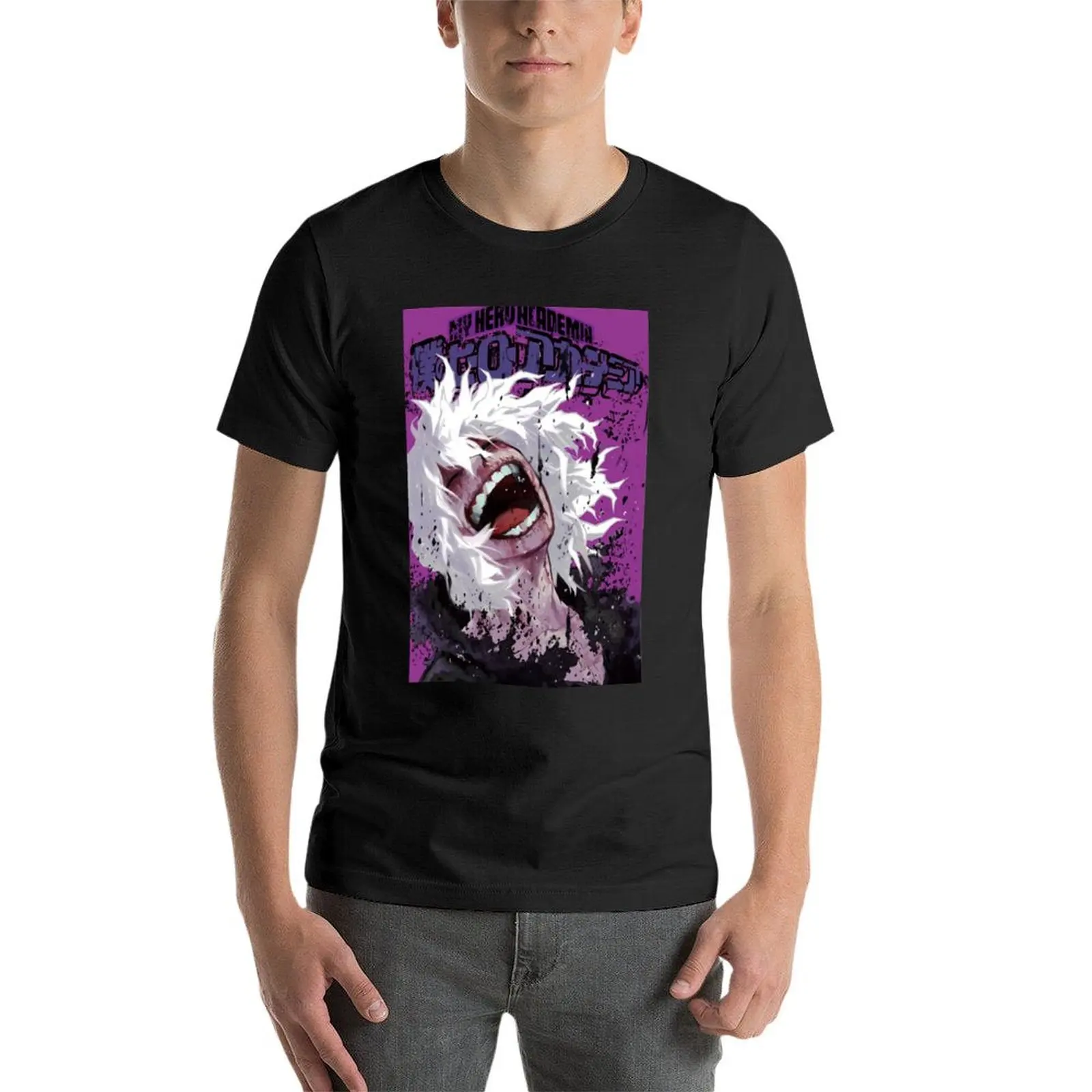 Футболка Shigaraki Tomura черные мужские футболки чемпиона