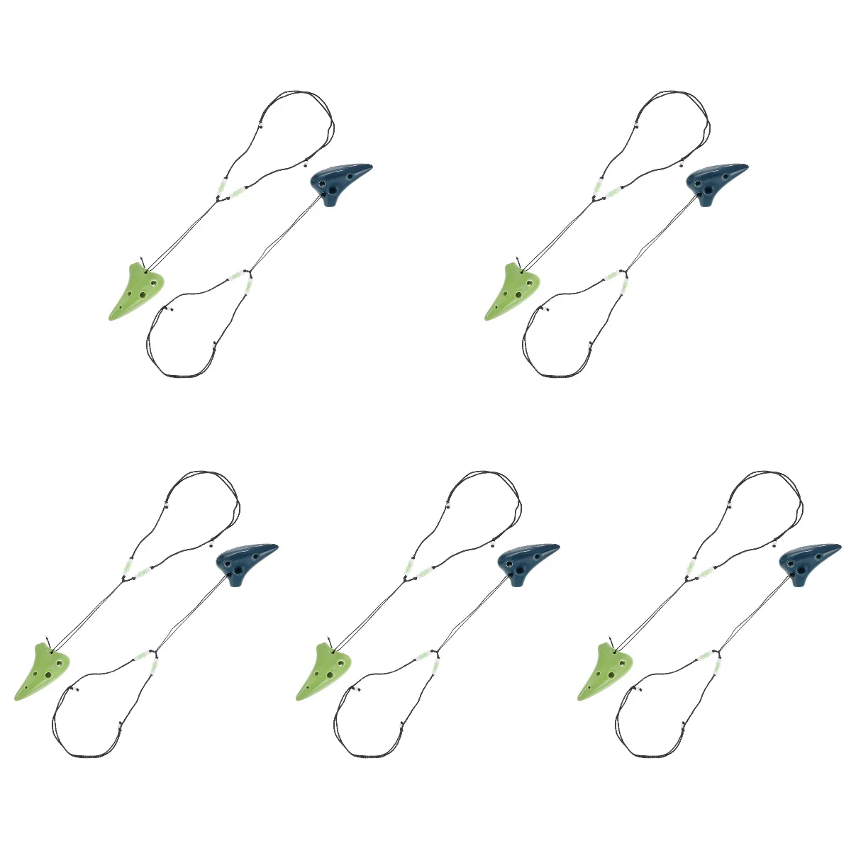 

10 pcs Musical Children Ocarina Beginner Ocarina Portable Ocarina Plaything 6-hole Ocarina Instrument