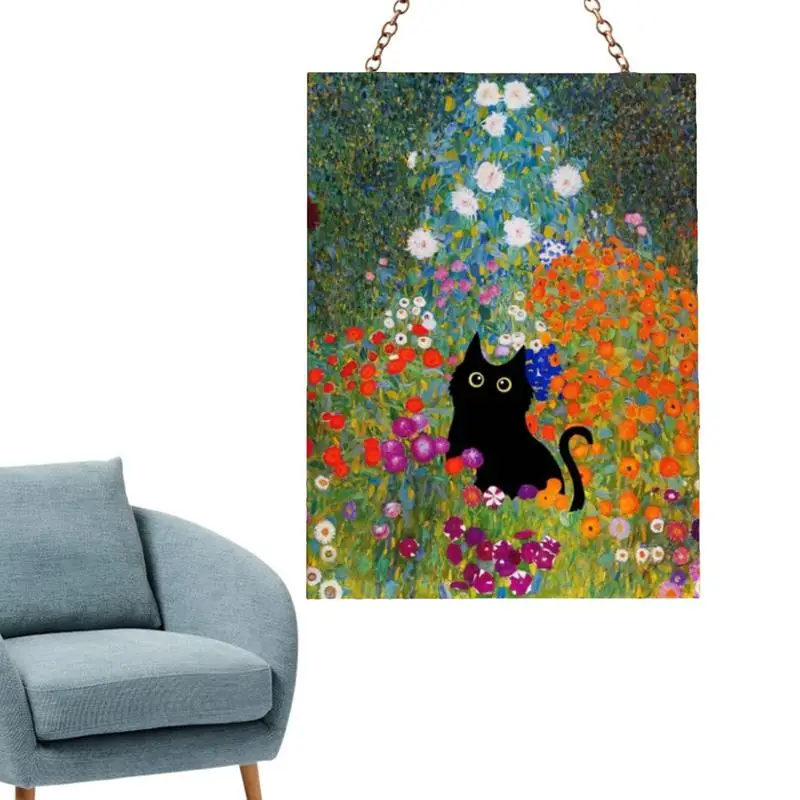 

Cat Hang Ornaments Acrylic Window Cat Decor Acrylic Cat Window Hang Decor Animal Decorations Ornament For Rooms Home Window