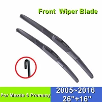 front wiper blade for mazda 5 premacy 2616 car windshield windscreen accessories rubber 20052016