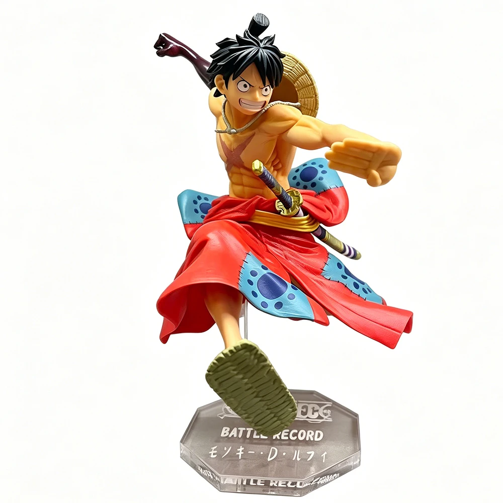 Фото Фигурка Monkey D. Luffy 16 см, аниме ONE PIECE, коллекционная модель, игрушка-персонаж, подарок, коллекция, ПВХ №3