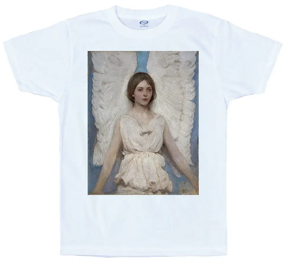 Abbott Handerson Thayer-футболка с рисунком ангела Y2K топы унисекс летние коротким рукавом