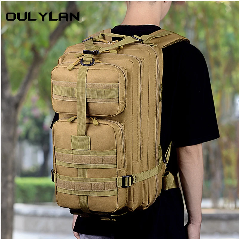 

35L Outdoor Sports Backpack Military Tactical Bag Multi-functional Camping Mountaineering Hiking 3P Travel Backpacks