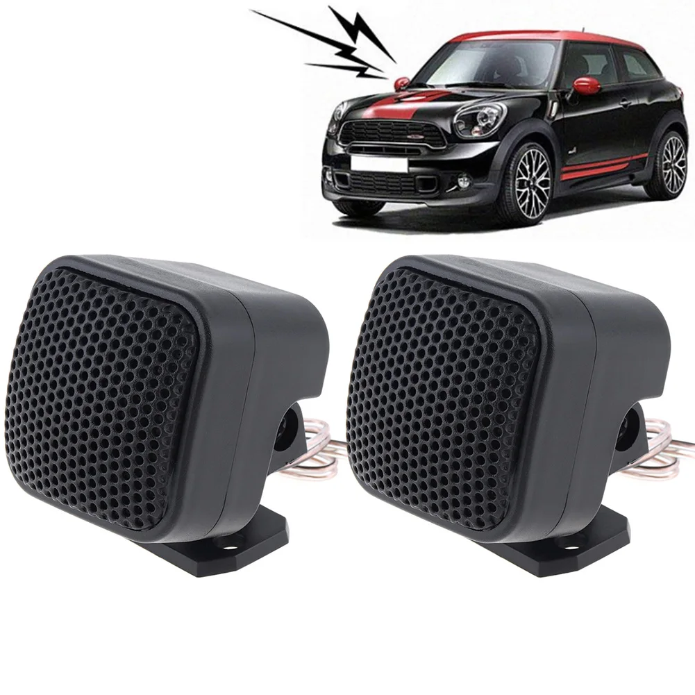 

Loud Speakers Car Tweeter 2pcs 44*40*60 MM 500W Accessories Vehicle Amplification Built-in Crossover Dome Pair