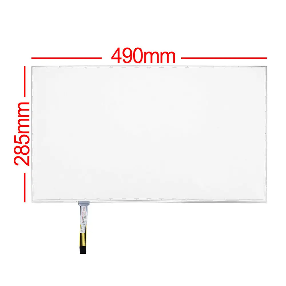 

21.5 inch 5-wire 490*285*2.3mm Resistive Touch Screen Glass Panel 490x285mm