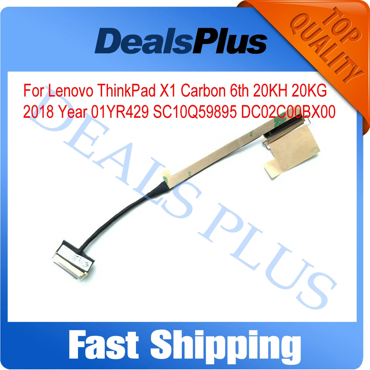 Новый 40pin Y0DA2 EDP кабель WQHD ЖК-кабель для замены Lenovo Thinkpad X1 Carbon 6 2018 года 01Y429 SC10Q59895