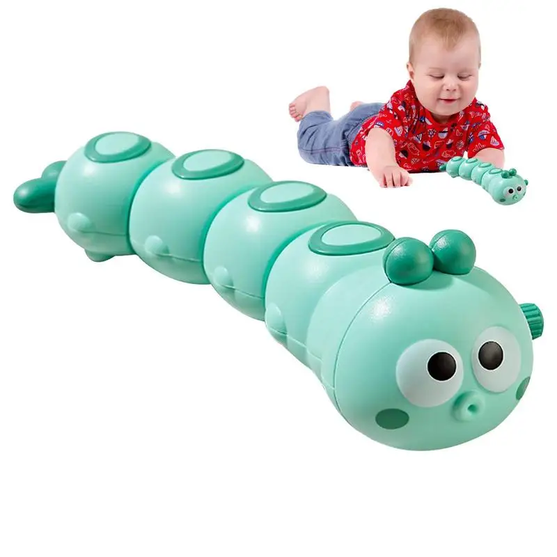 Мультяшные заводные игрушки заводная гусеница ходячая модель робот игрушка для