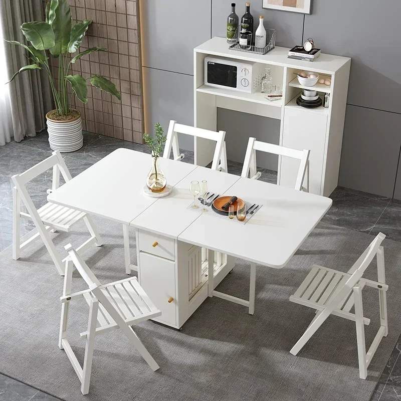 

Современные складные обеденные столы, скандинавский балкон, гостиная, кофейные обеденные столы, кухня, роскошный стол, домашняя мебель SR50DT