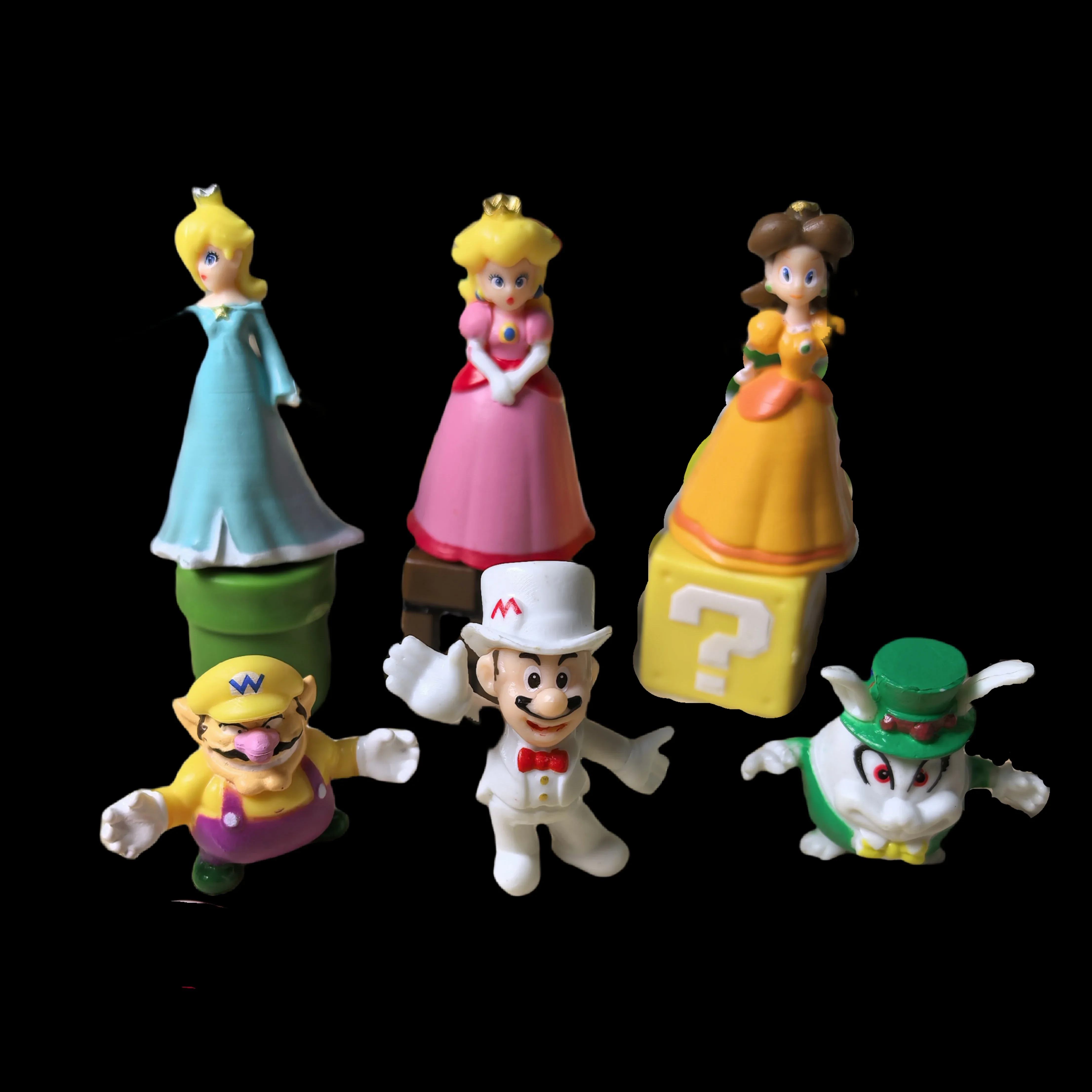 Фото 24 шт. Горячая новинка Super Mario Bros ПВХ Фигурка Игрушки Куклы Модель Набор Луиджи Йоши Осел Конг Гриб для детей подарки на день рождения №4
