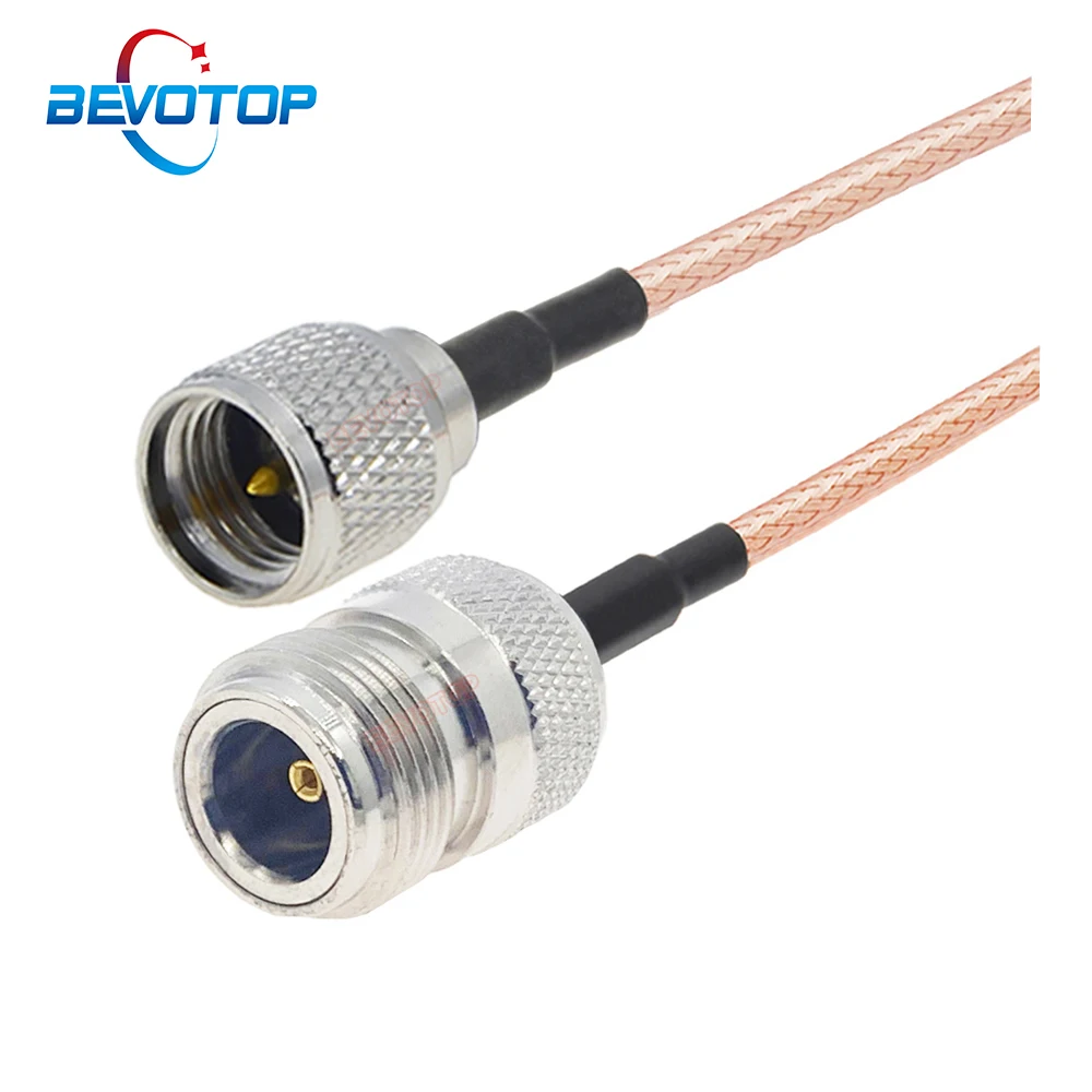 

BEVOTOP Low Loss RF Coaxial Cable Connector Coax Wire RG316 N Male to Mini UHF Male Plug 50 Ohm RF Coax Pigtail Jumper Bevotop